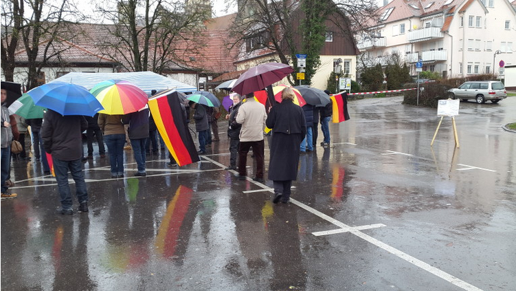 Öhringen: “Hohenlohe wacht auf”-Demonstration voller Erfolg