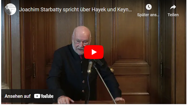 Professor  Starbatty: Keynesianismus ist Teufelswerk!