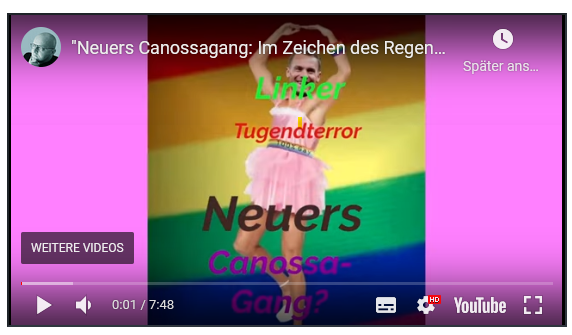 Im Zeichen des Regenbogens: Neuers Canossagang? Folge 22 der „Tirade um acht“