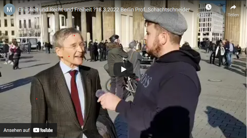 Einigkeit und Recht und Freiheit? Prof. Schachtschneider