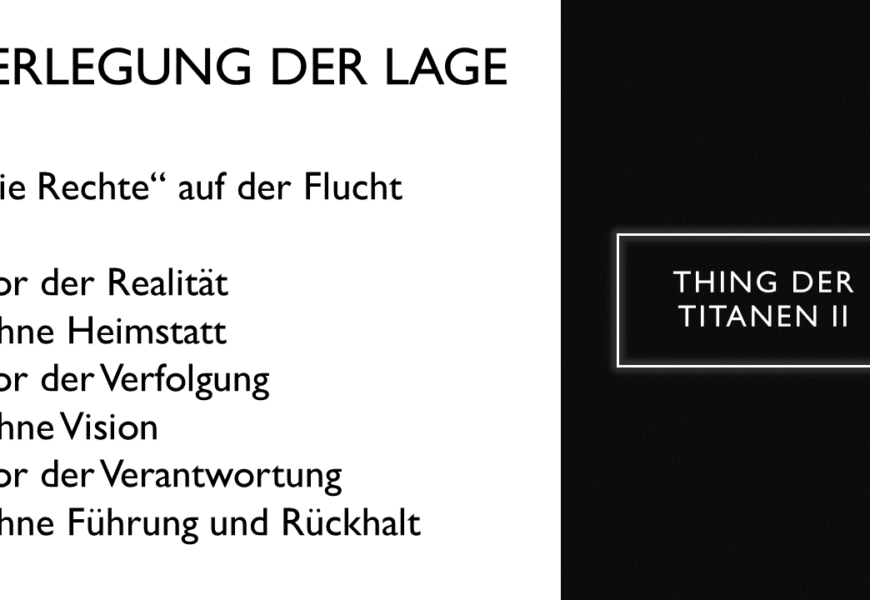 Michael Dangel: Einführung beim „Thing der Titanen II“