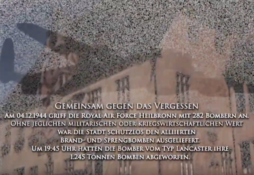 Gegen das Vergessen: Die Zerstörung Heilbronns am 4. Dezember 1944