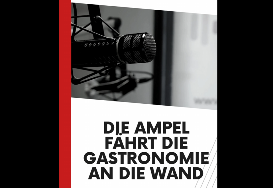 Die Ampel fährt die Gastronomie vor die Wand
