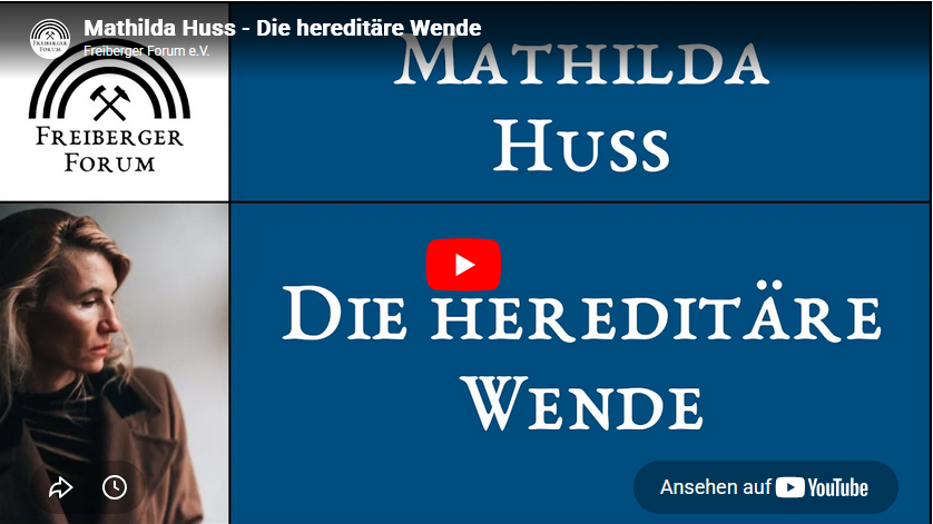Mathilda Huss: Die heriditäre Wende – Die Gleichheit der Menschen ist Ideologie