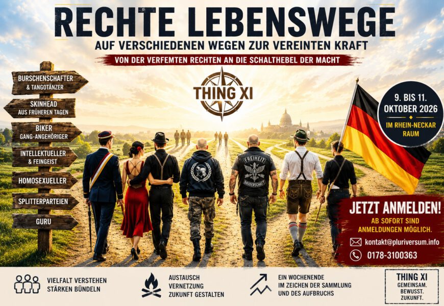 Thing XI: „Rechte Lebenswege“ vom 9. bis 11. Oktober