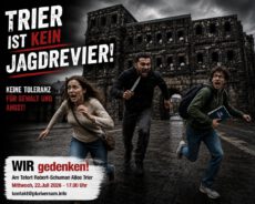 Trier ist kein Jagdrevier – WIR gedenken!