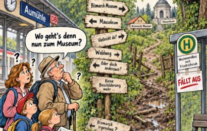 Bismarck aus dem Versteck holen! In Aumühle wird deutsche Geschichte zum Orientierungslauf!