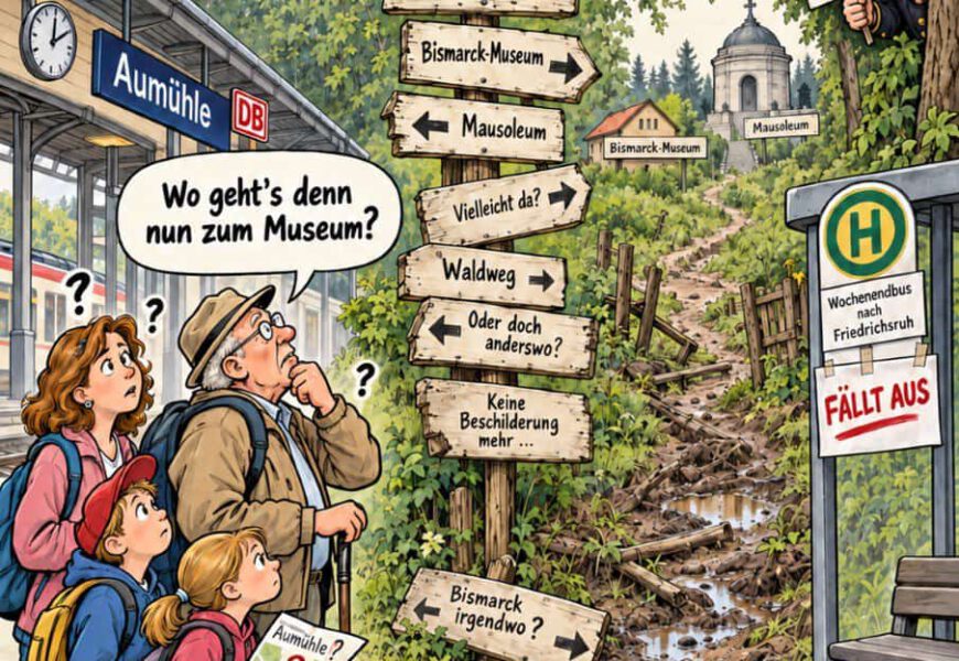 Bismarck aus dem Versteck holen! In Aumühle wird deutsche Geschichte zum Orientierungslauf! Bismarck aus dem Versteck holen! In Aumühle wird deutsche Geschichte zum Orientierungslauf!